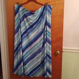 Susan Graver Liquid Knit Maxi Skirt - Petite